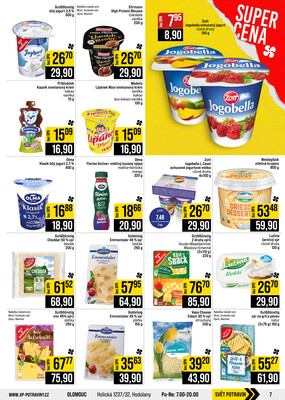 JIP Cash & Carry České Budějovice, Most, Náchod, Polička, Sušice a Svoboda nad Úpou od 16.9. do 22.9.2026