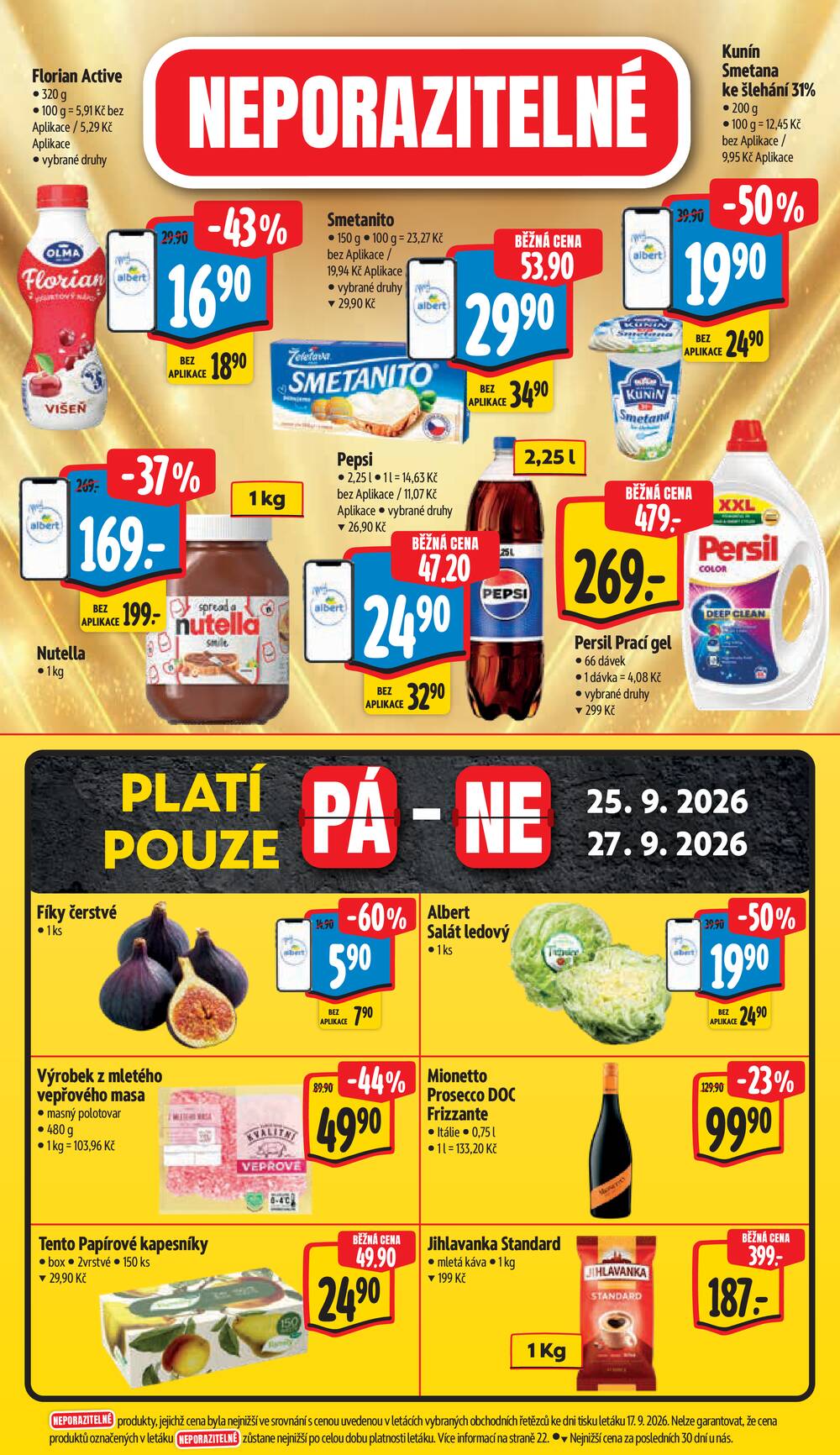 Albert Supermarket Jihomoravský od 23.9. do 29.9.2026