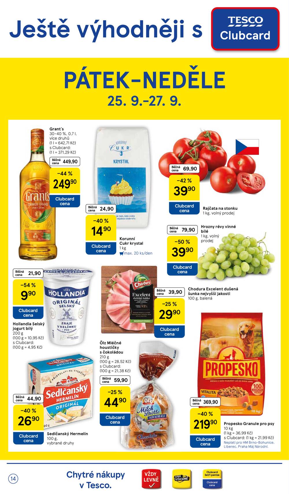 Leták Tesco - Tesco hypermarkety od 23.9. do 29.9.2026 - strana 14 Leták Tesco - Tesco hypermarkety od 23.9. do 29.9.2026 - strana 14