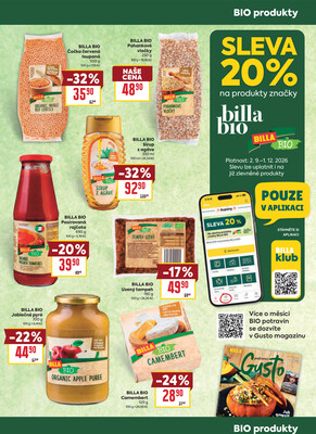 BILLA od 23.9. do 29.9.2026
