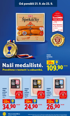 Lidl od 21.9. do 23.9.2026