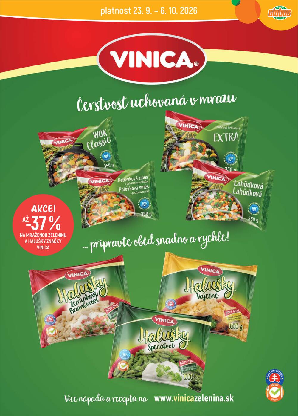 Leták Globus - Akční leták Globus 23.9. - 29.9.2026 - Globus Brno Ivanovice - strana 25