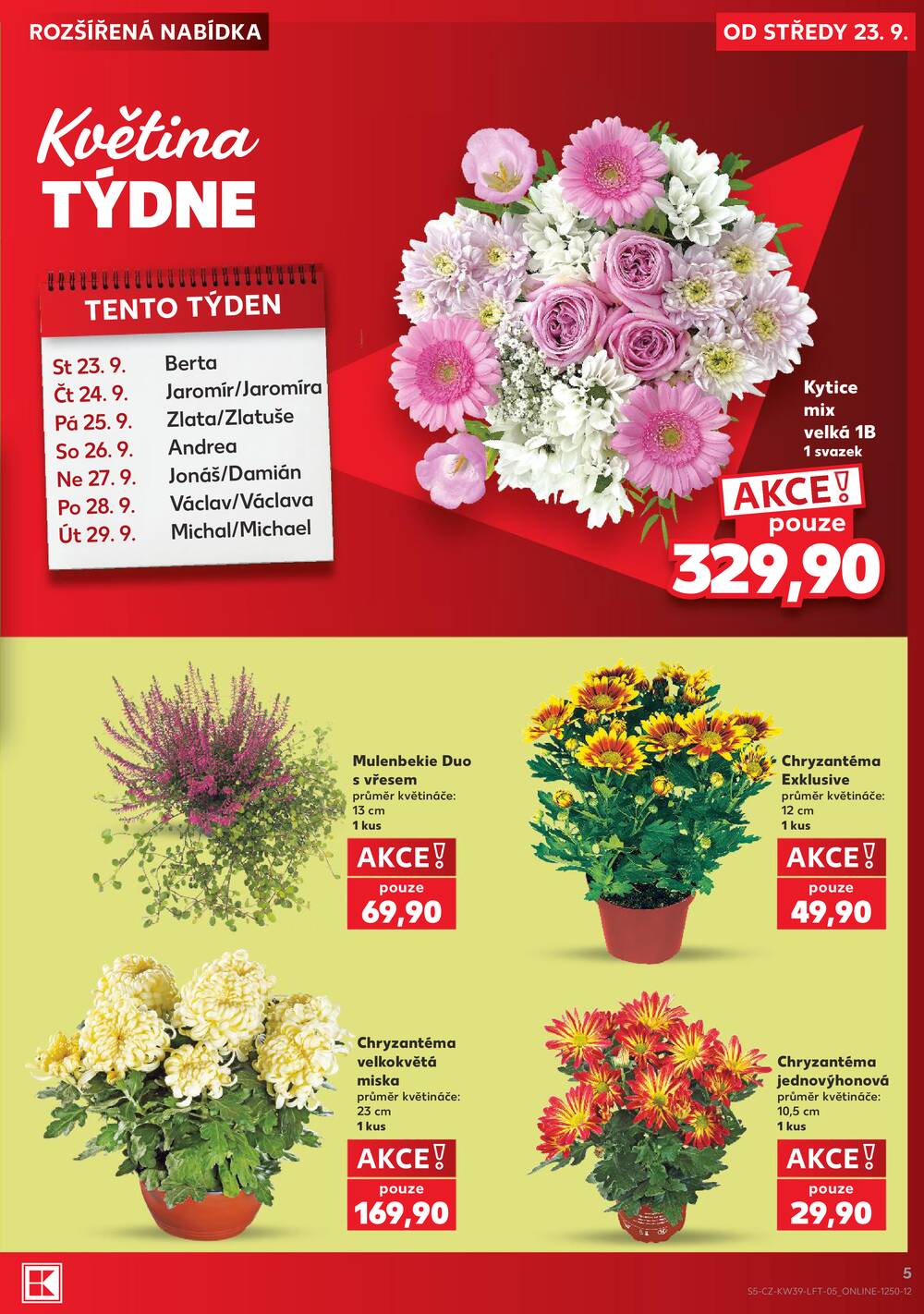 Kaufland 23.9. - 29.9. - Kaufland - Louny