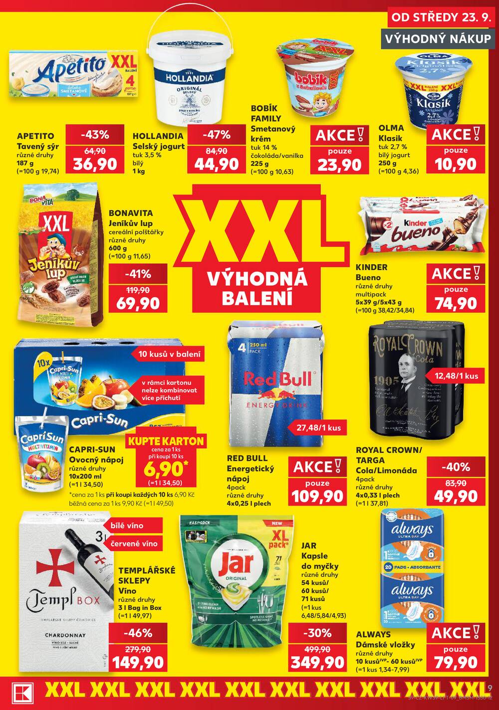 Kaufland 23.9. - 29.9. - Kaufland - Louny