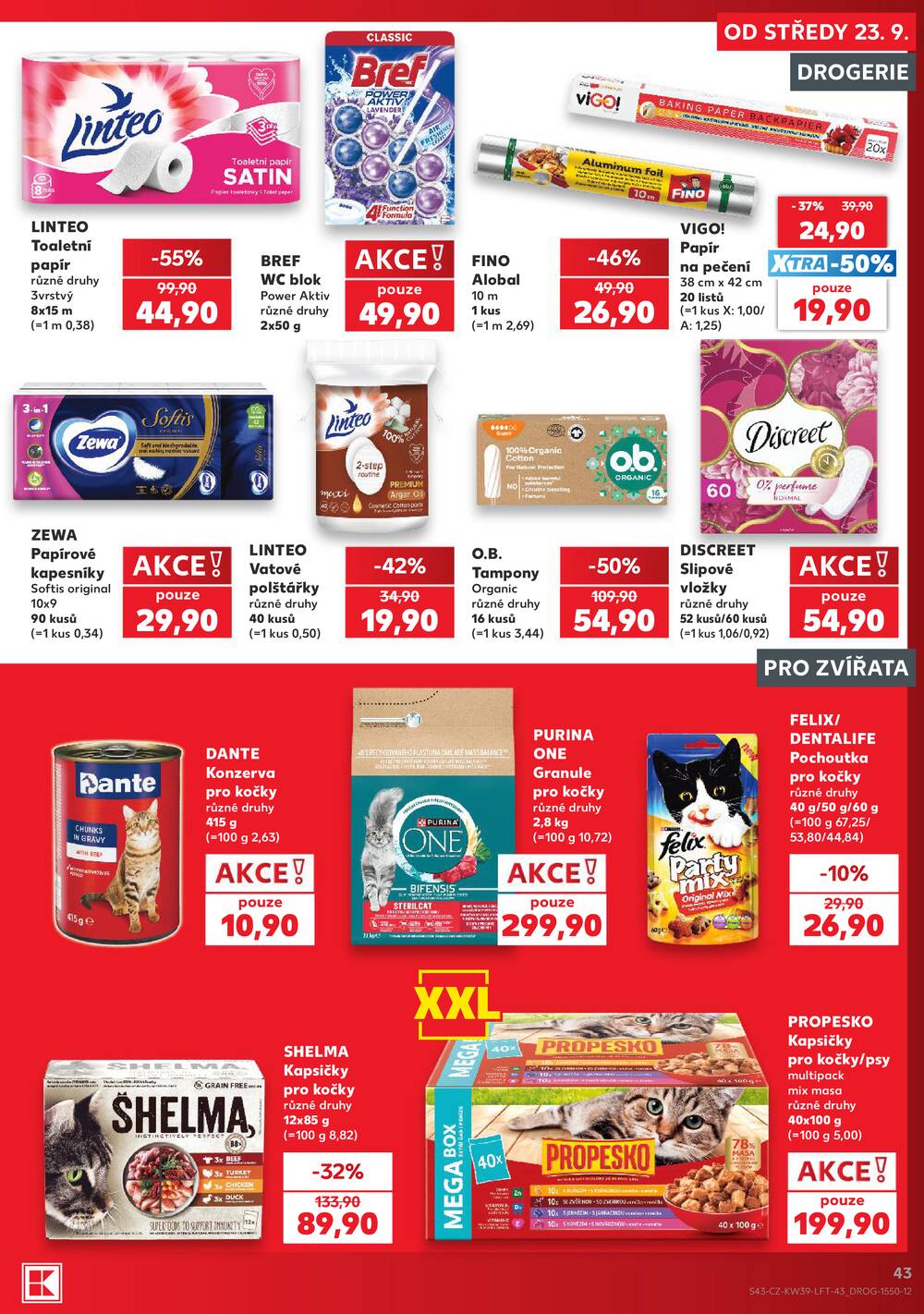 Kaufland 23.9. - 29.9. - Kaufland - Louny