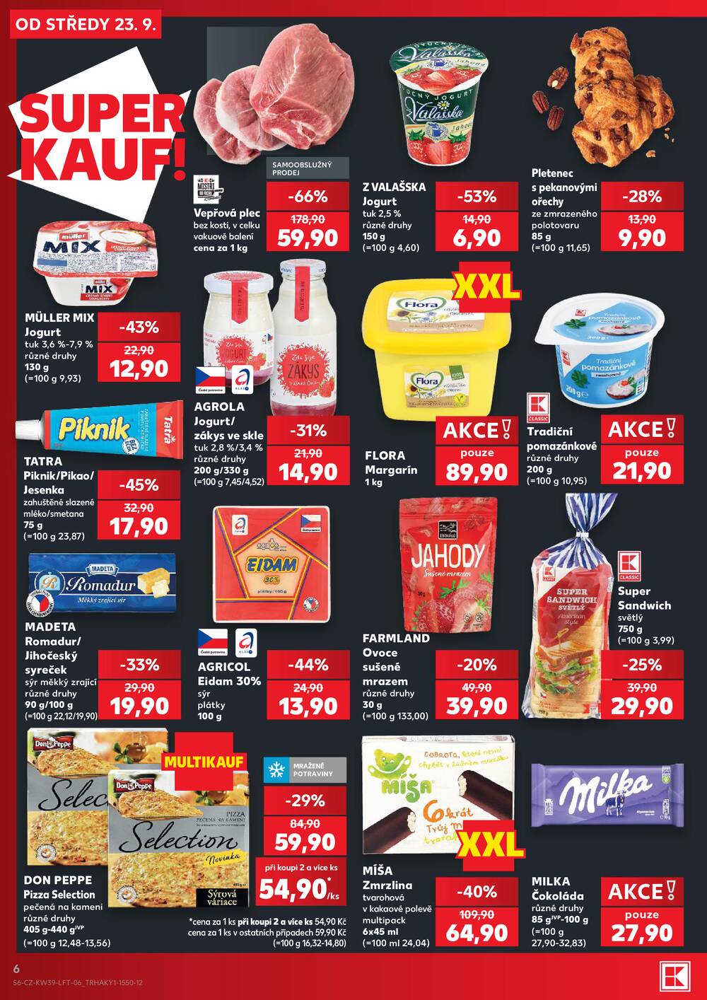 Kaufland 23.9. - 29.9. - Kaufland - Praha - Horní Měcholupy
