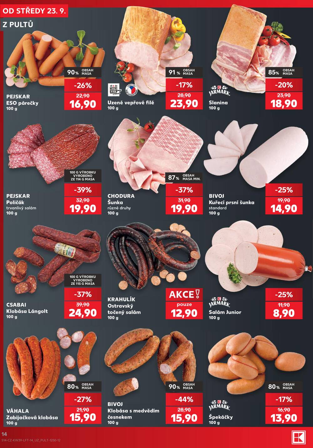 Leták Kaufland - Kaufland 23.9. - 29.9. - Kaufland - Strakonice - strana 14 Leták Kaufland - Kaufland 23.9. - 29.9. - Kaufland - Strakonice - strana 14