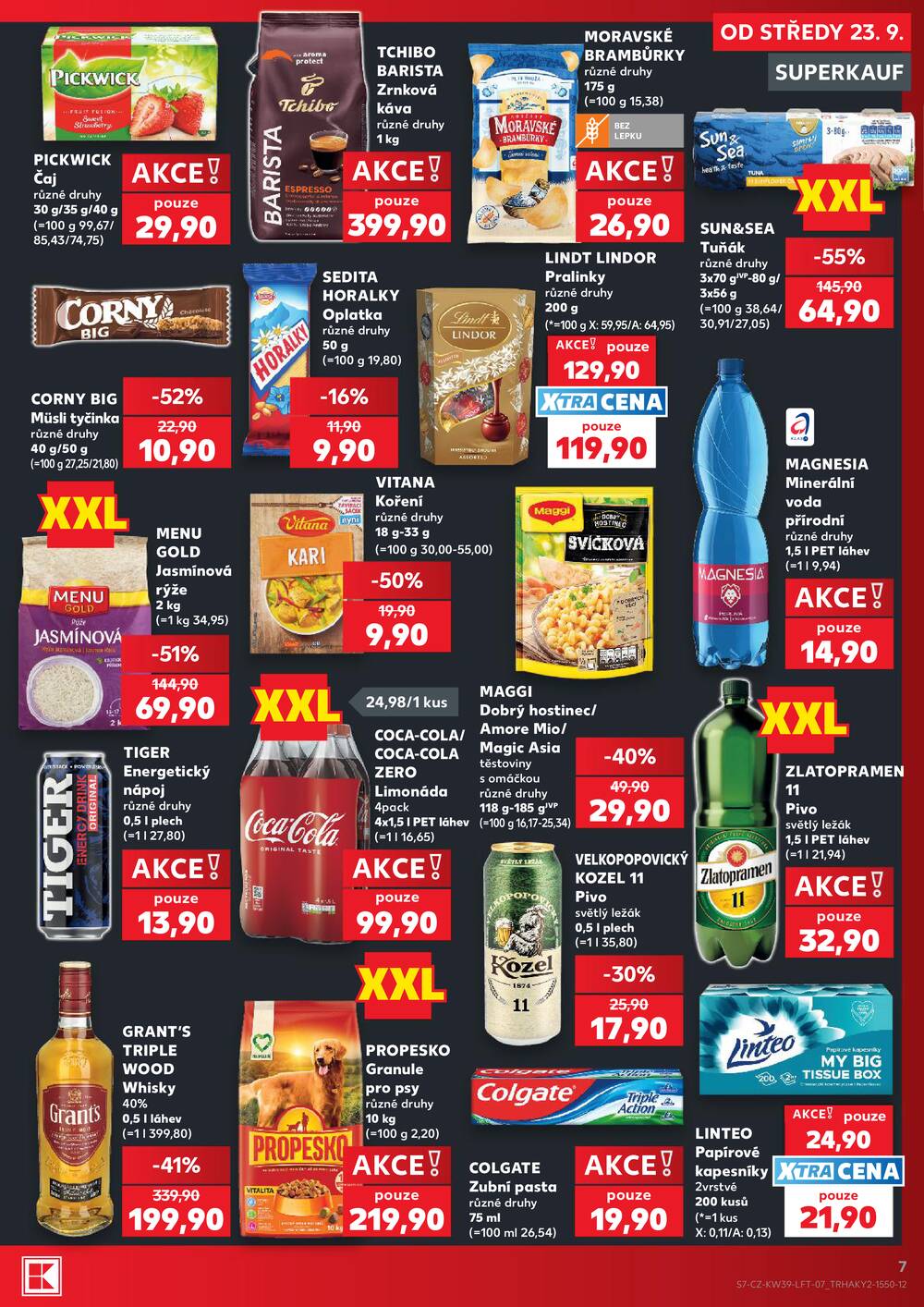 Kaufland 23.9. - 29.9. - Kaufland - Příbram