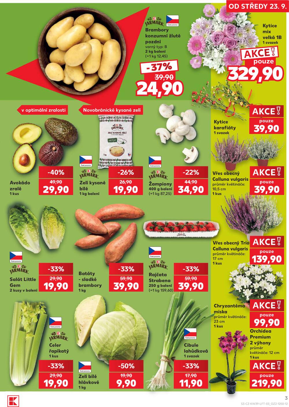 Kaufland 23.9. - 29.9. - Kaufland - Třebíč Brněnská