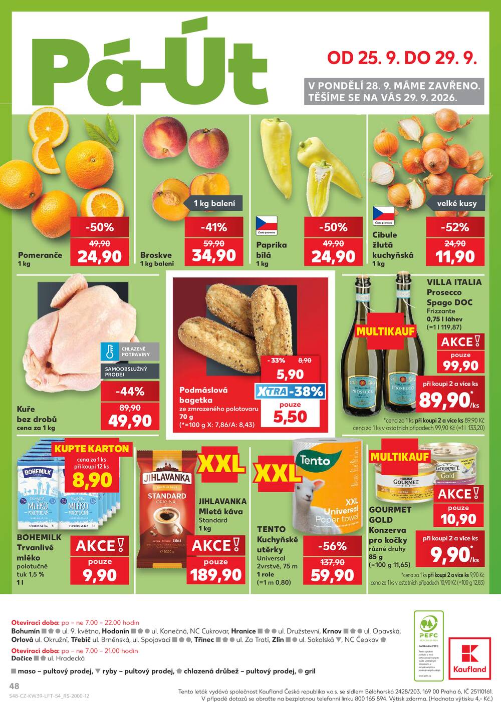 Kaufland 23.9. - 29.9. - Kaufland - Třebíč Brněnská