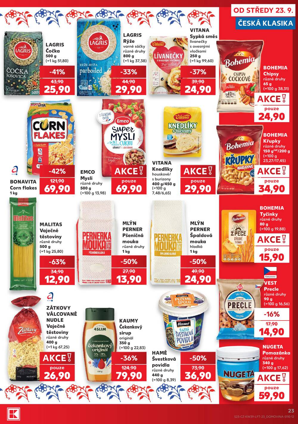 Kaufland 23.9. - 29.9. - Kaufland - Český Krumlov