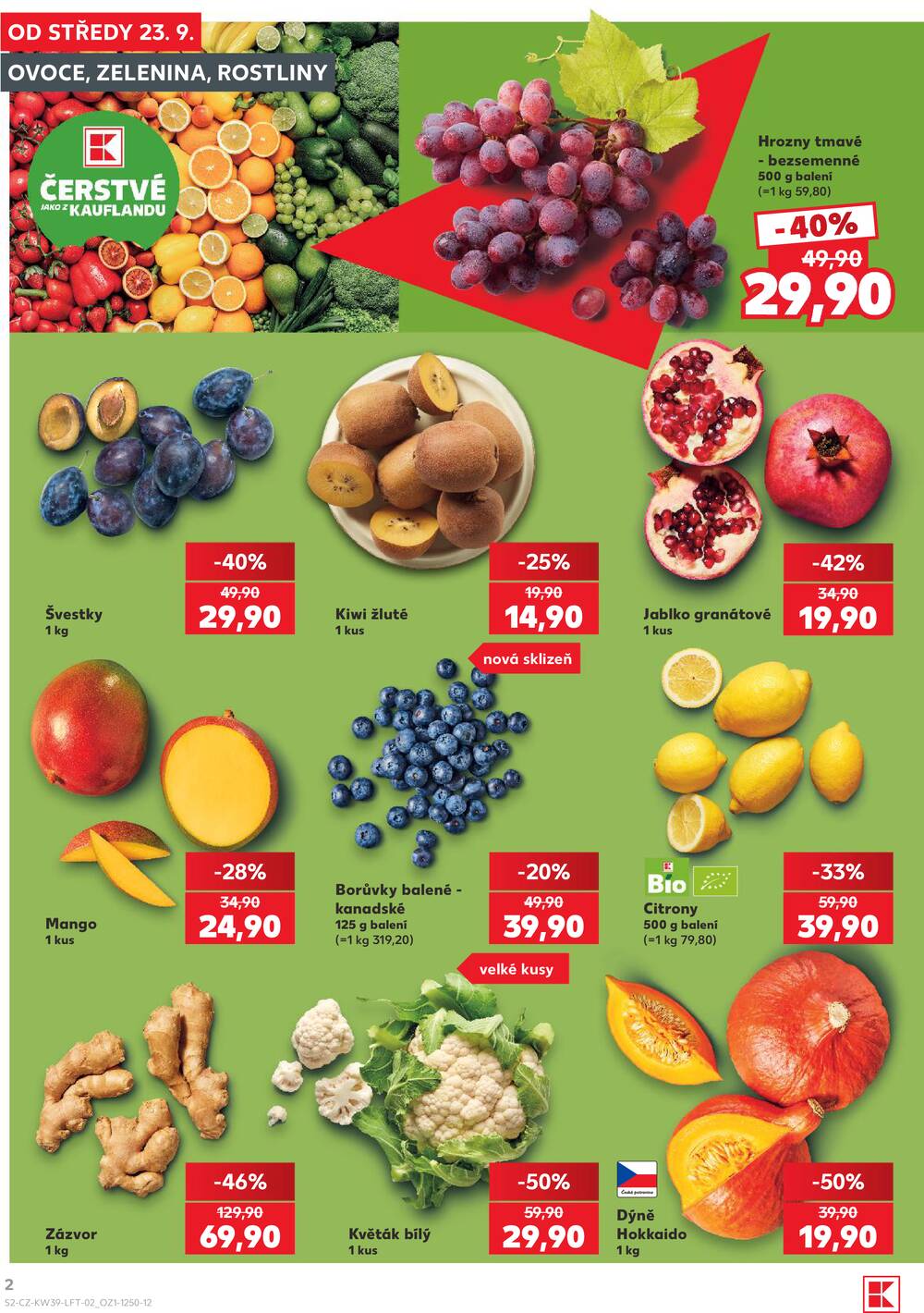 Kaufland 23.9. - 29.9. - Kaufland - Zábřeh na Moravě