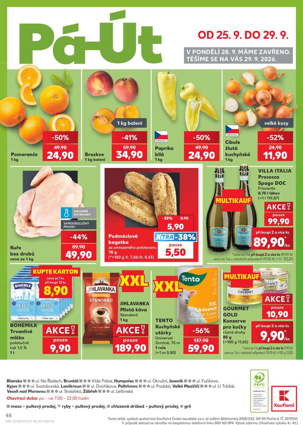 Kaufland 23.9. - 29.9. - Kaufland - Zábřeh na Moravě