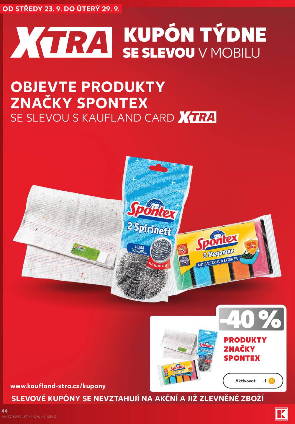 Kaufland 23.9. - 29.9. - Kaufland - Praha 8 (Malý Klín)