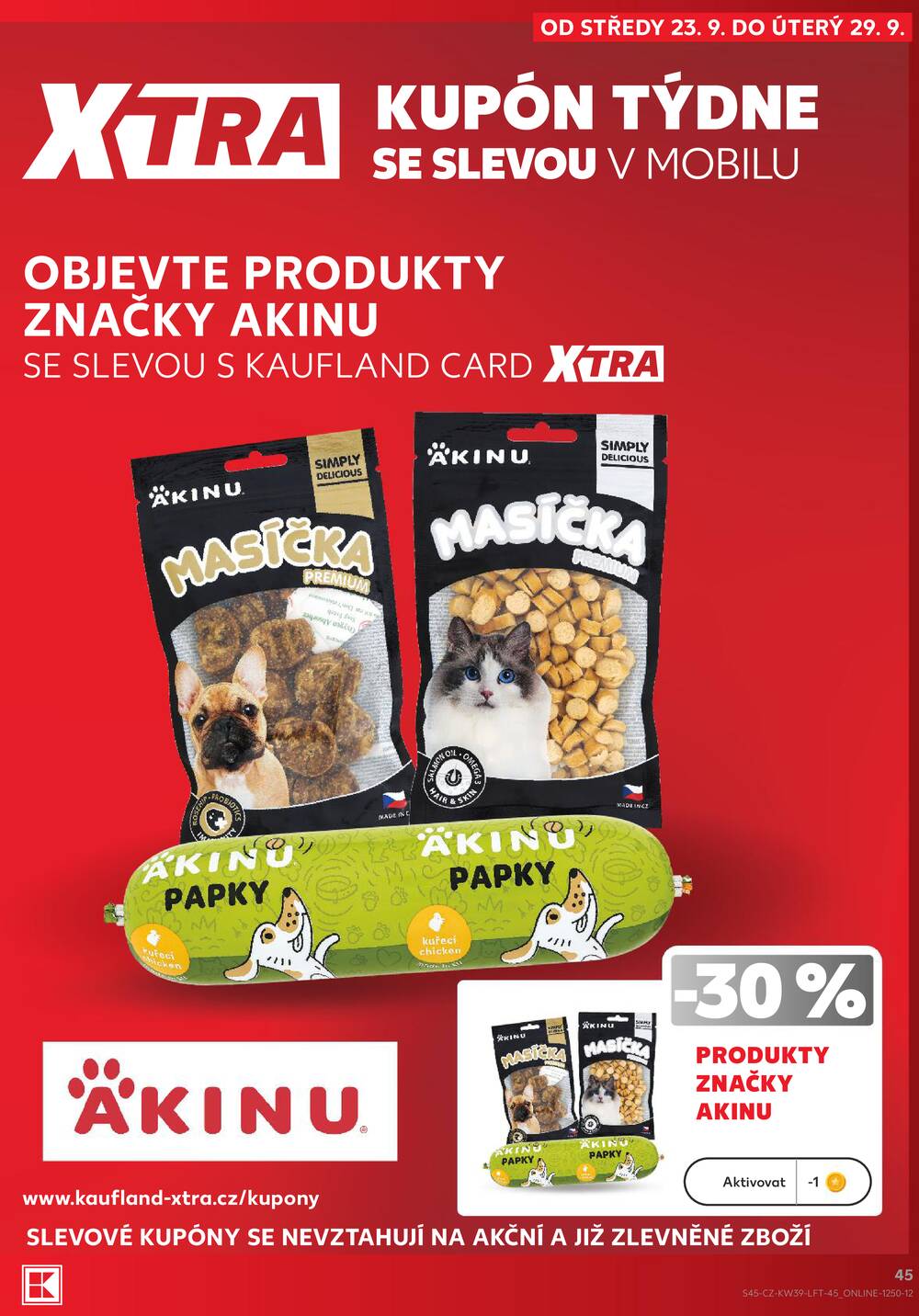 Kaufland 23.9. - 29.9. - Kaufland - Praha 8 (Malý Klín)