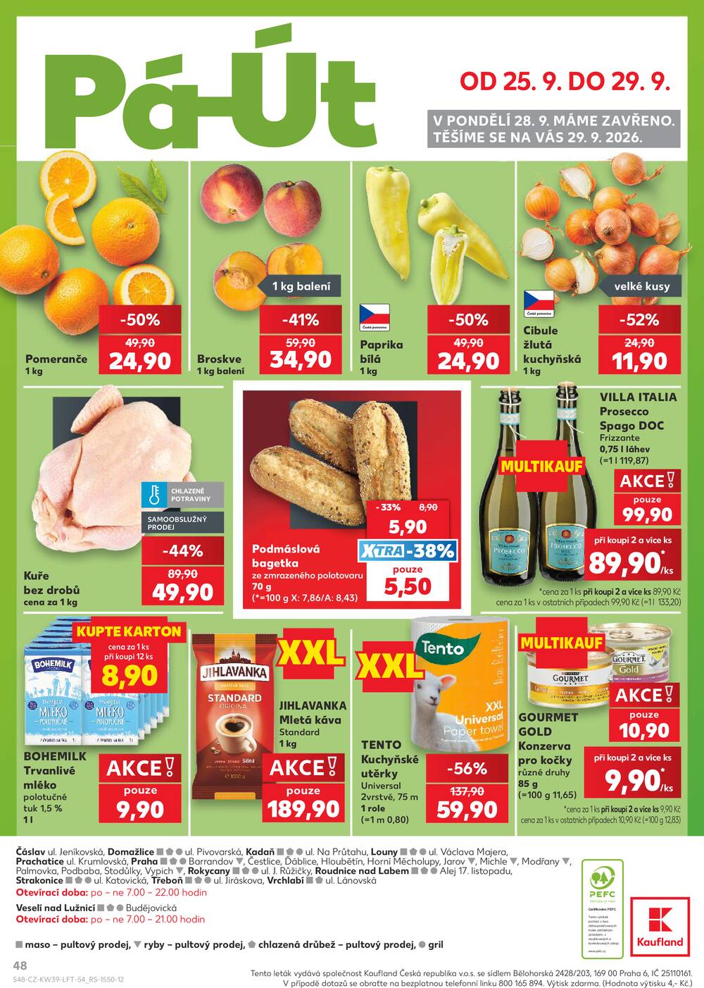 Kaufland 23.9. - 29.9. - Kaufland - Praha 8 (Malý Klín)