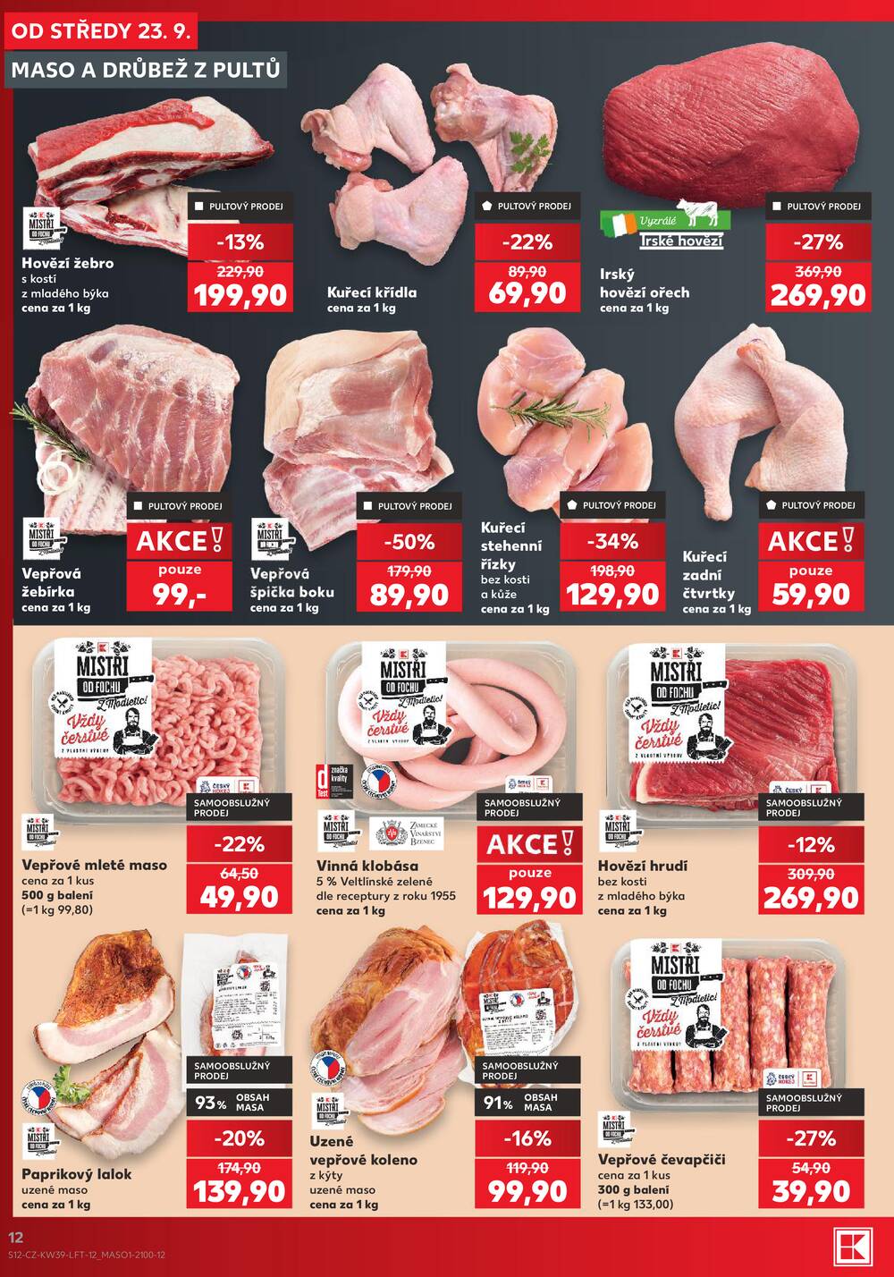 Kaufland 23.9. - 29.9. - Kaufland - Plzeň (Lochotínská)
