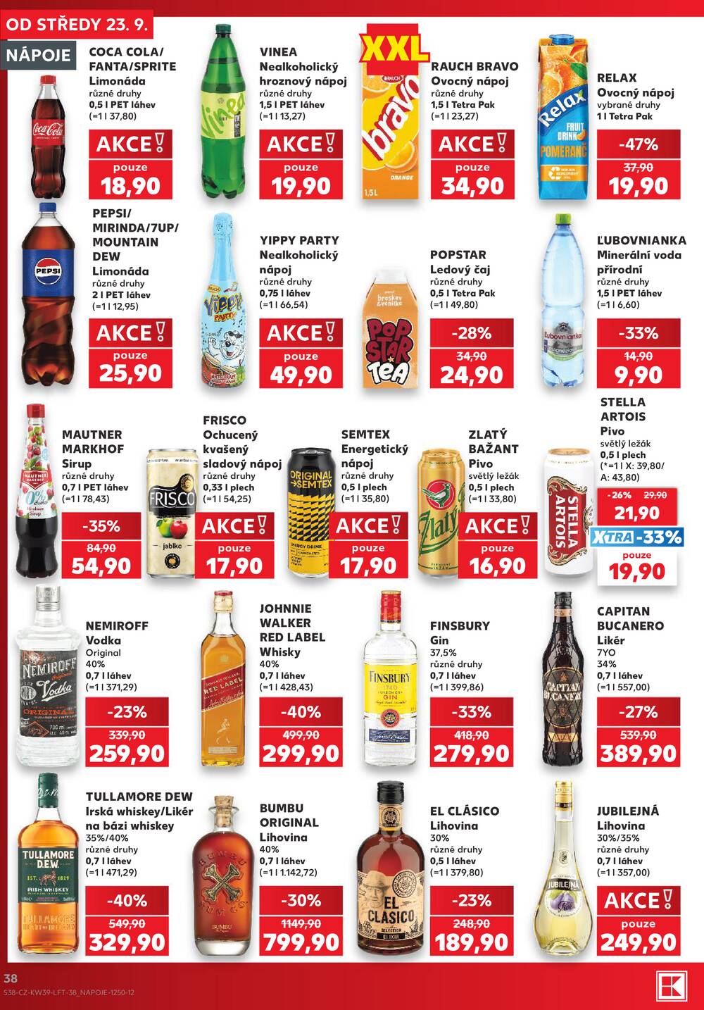 Kaufland 23.9. - 29.9. - Kaufland - Plzeň - Košutka