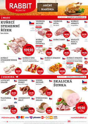 RABBIT řeznictví : 2 letáky