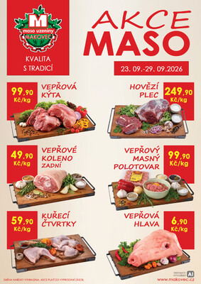 MAKOVEC a.s. – maso uzeniny : 5 letáků