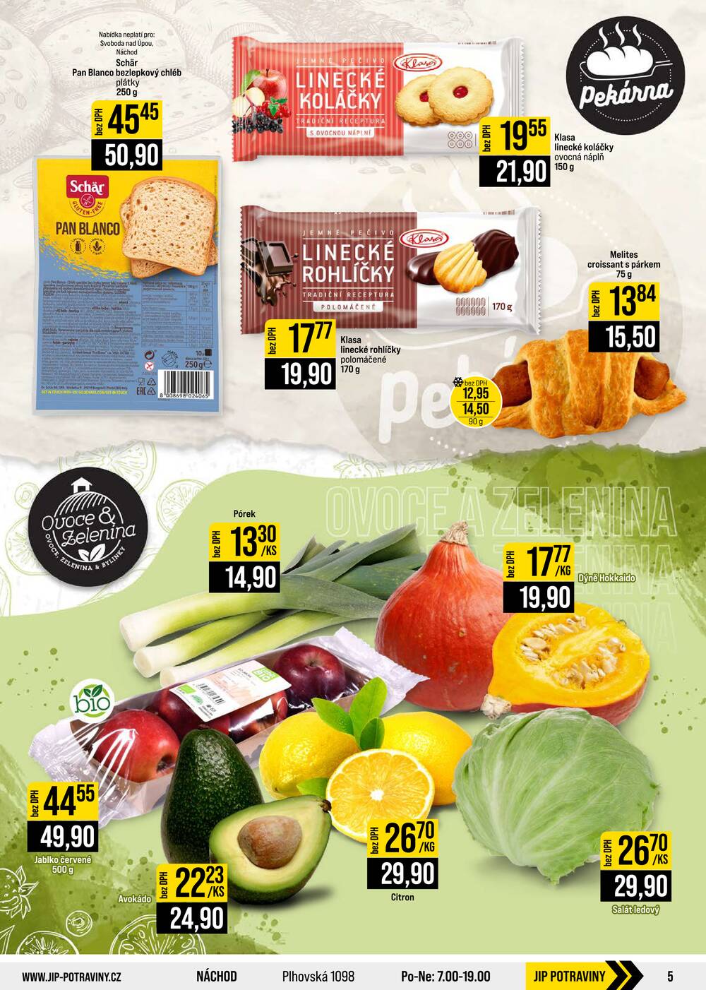 Leták JIP - JIP Cash & Carry České Budějovice, Most, Náchod, Polička, Sušice a Svoboda nad Úpou od 23.9. do 29.9.2026 - strana 5