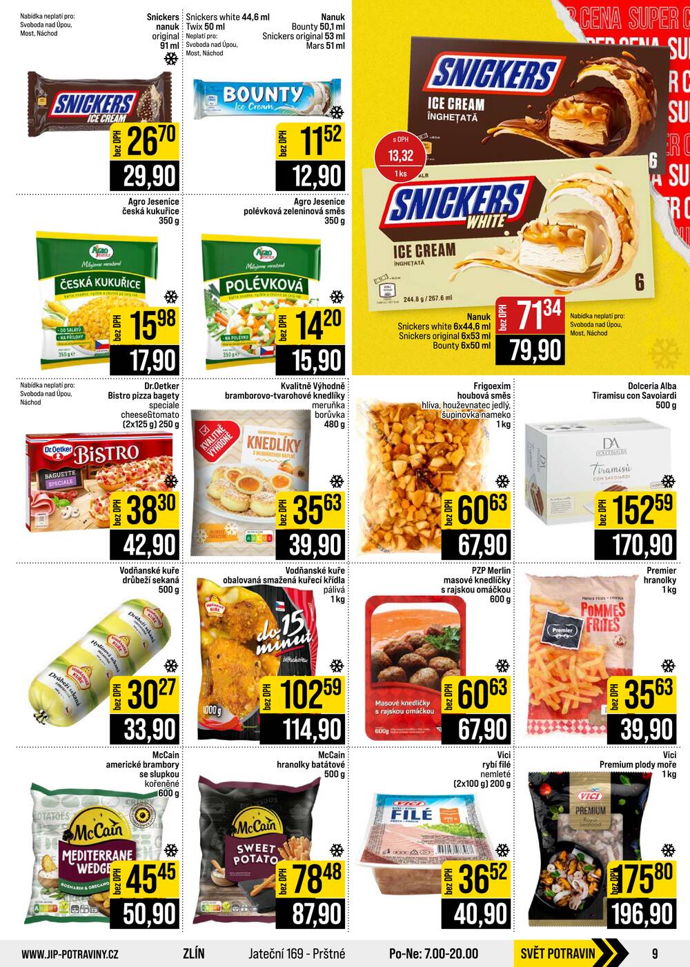 Leták JIP - JIP Cash & Carry České Budějovice, Most, Náchod, Polička, Sušice a Svoboda nad Úpou od 23.9. do 29.9.2026 - strana 9