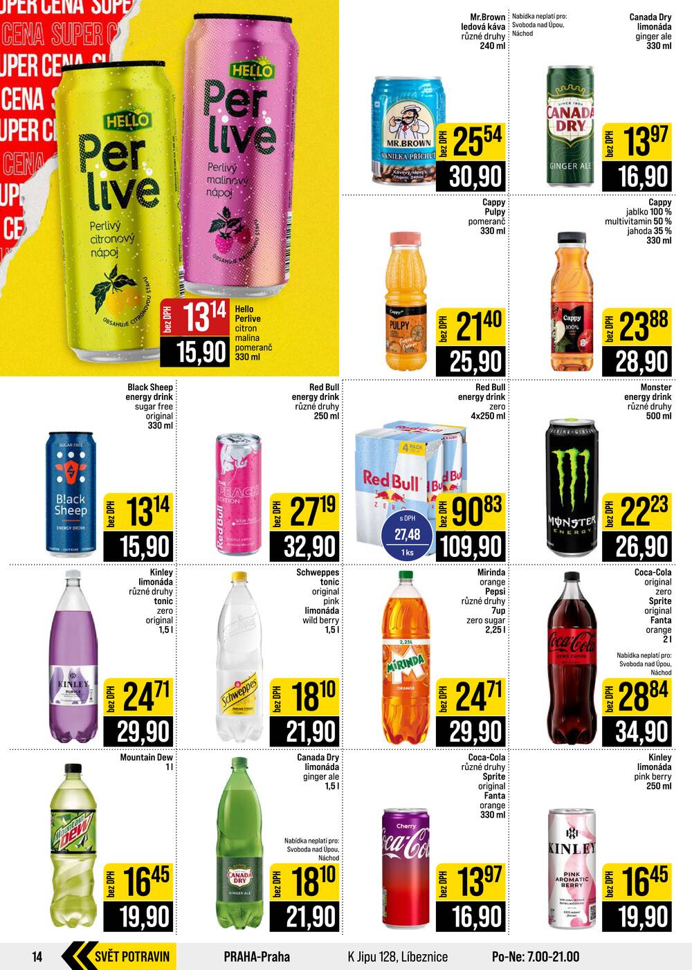 JIP Cash & Carry České Budějovice, Most, Náchod, Polička, Sušice a Svoboda nad Úpou od 23.9. do 29.9.2026