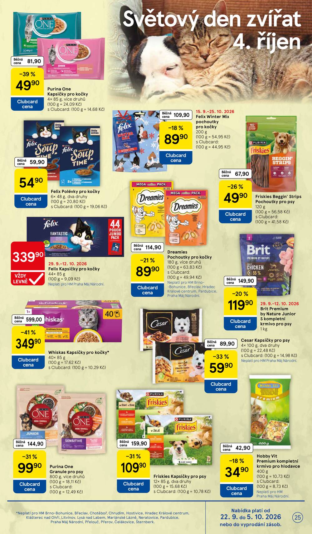 Tesco hypermarkety od 30.9. do 6.10.2026