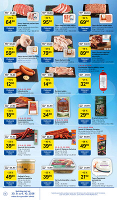 Tesco hypermarkety od 30.9. do 6.10.2026