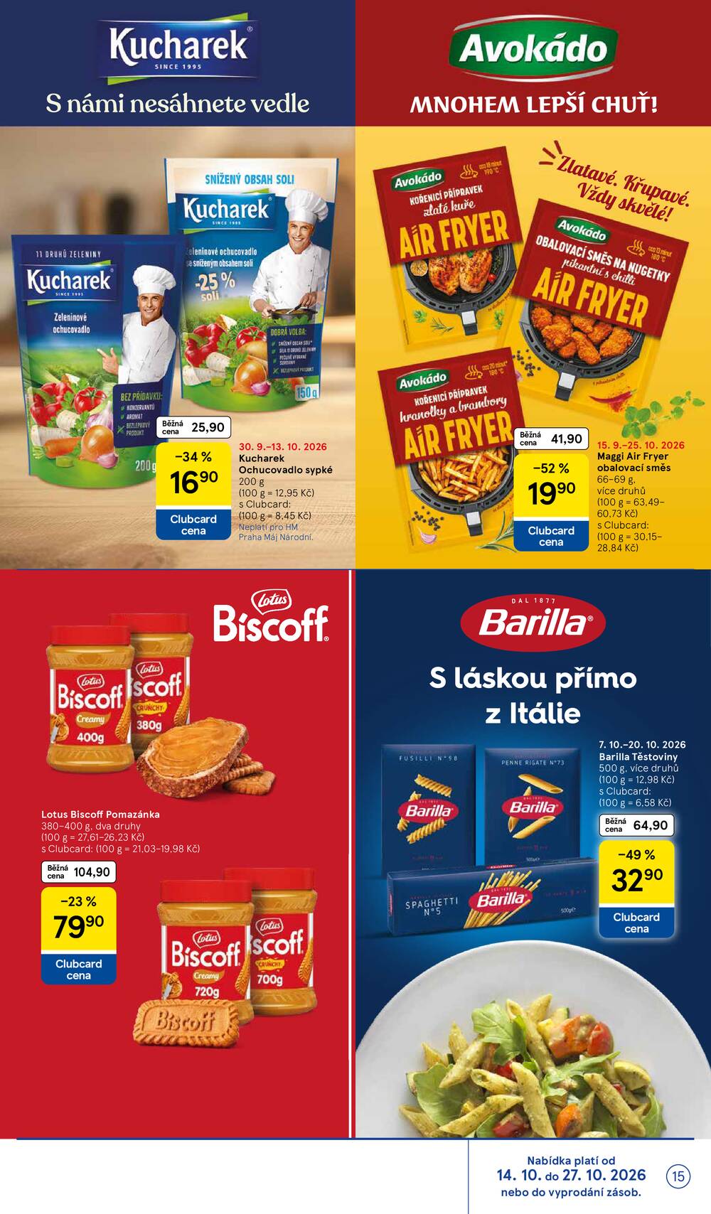 Tesco hypermarkety katalog Podzim od 30.9. do 27.10.2026