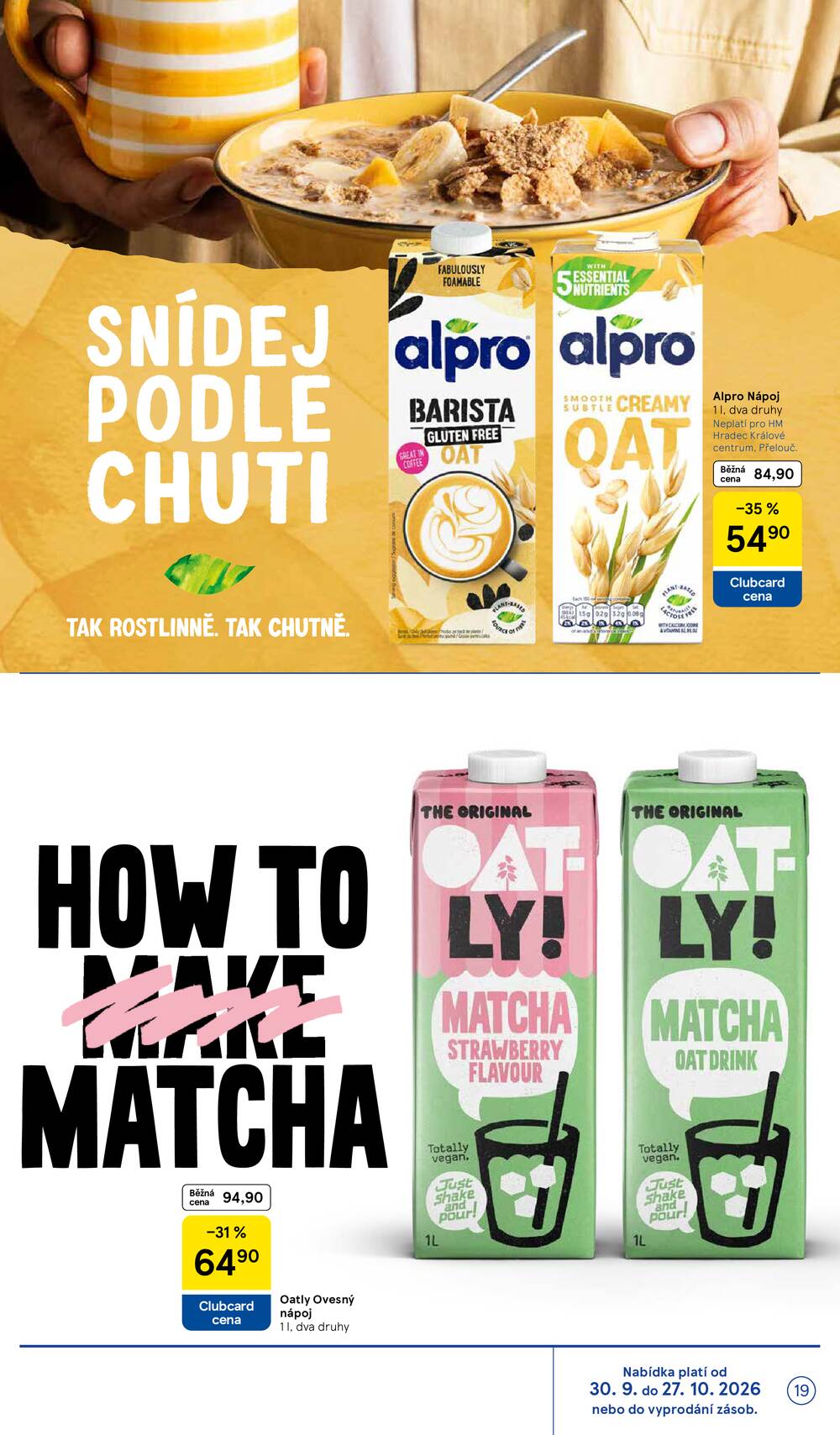 Tesco hypermarkety katalog Podzim od 30.9. do 27.10.2026
