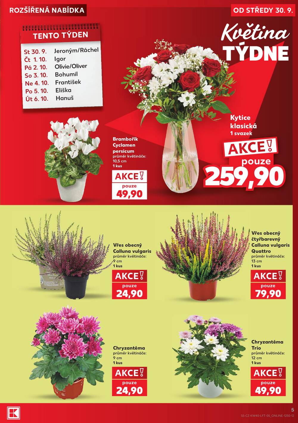 Kaufland 30.9. - 6.10. - Kaufland - Benešov