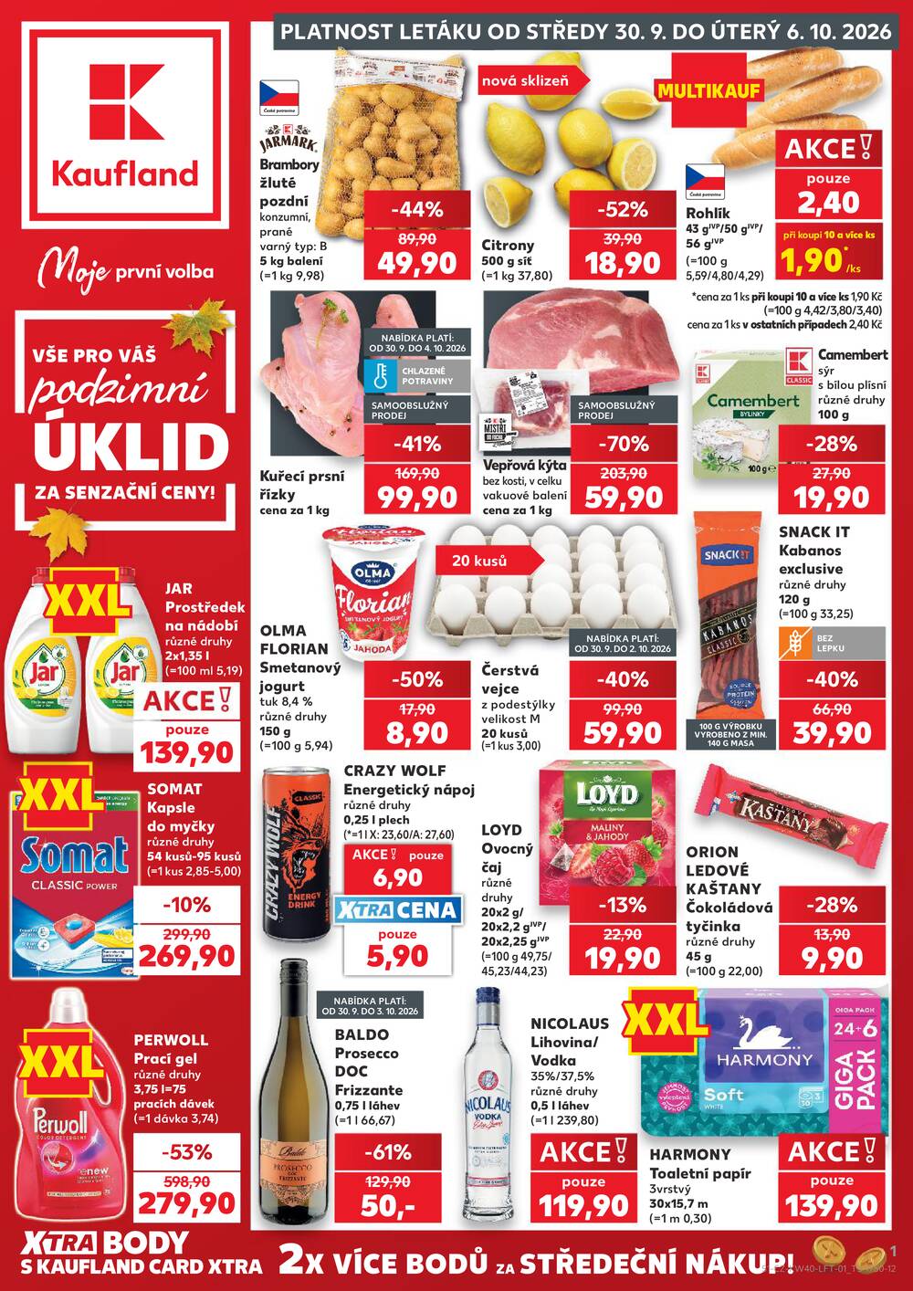 Kaufland 30.9. - 6.10. - Kaufland - Hradec Králové