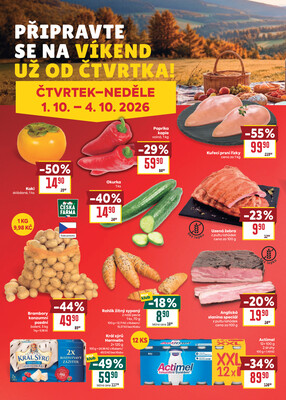 BILLA od 30.9. do 6.10.2026