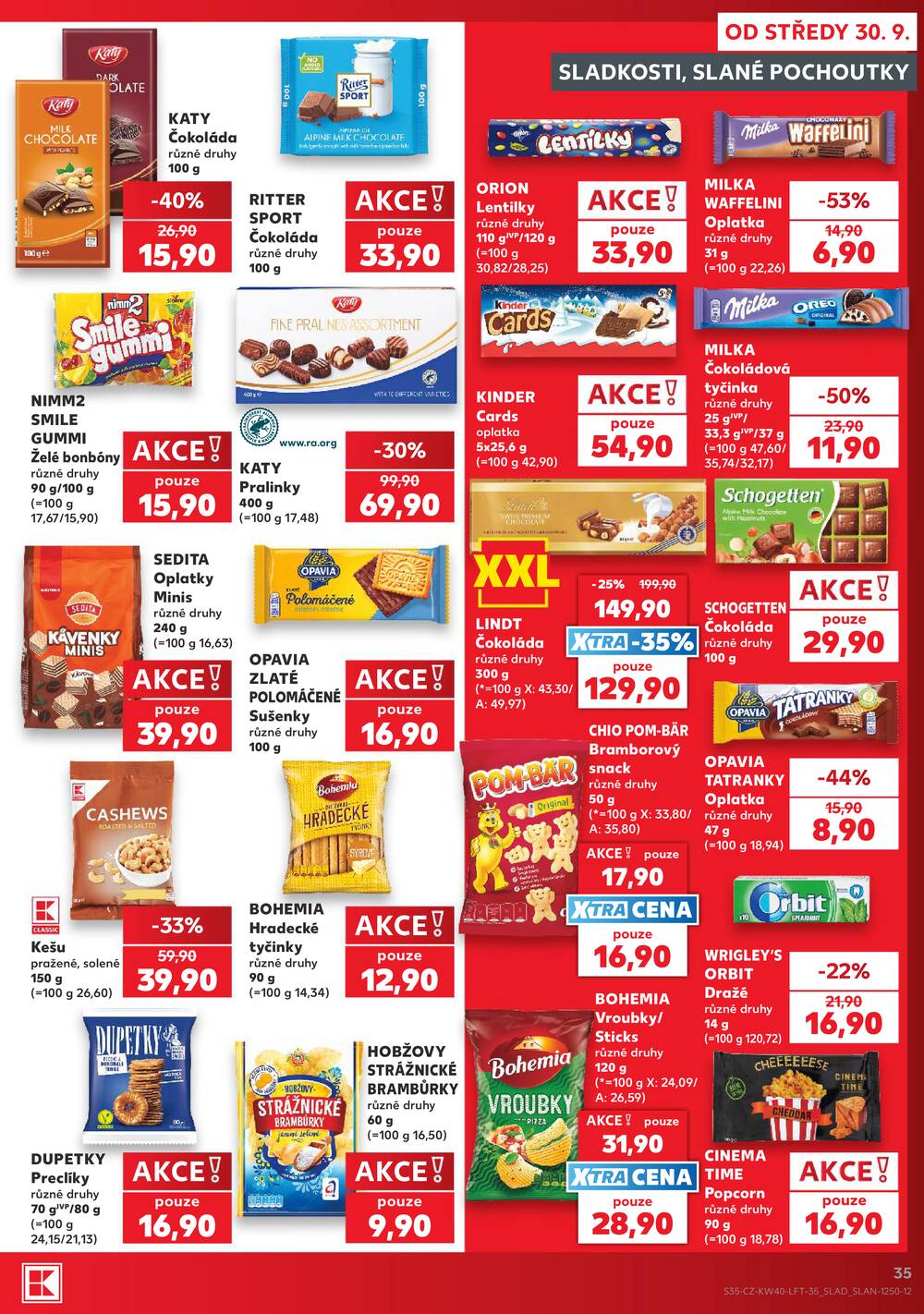 Kaufland 30.9. - 6.10. - Kaufland - Třebíč Horka-Domky