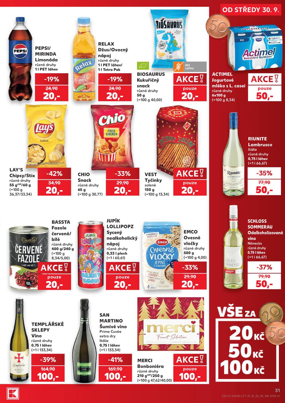 Kaufland 30.9. - 6.10. - Kaufland - Prostějov (Okružní ulice)