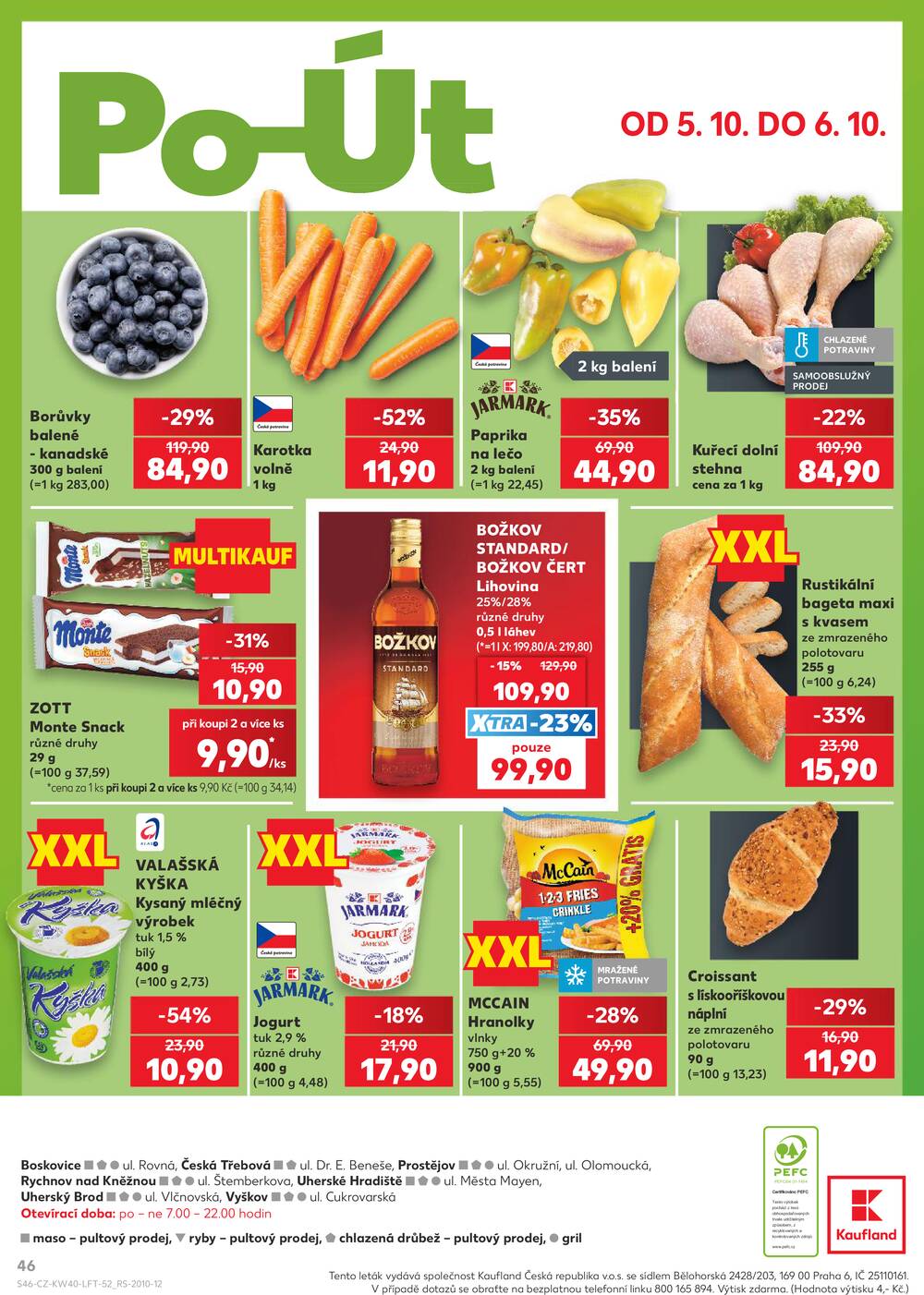 Kaufland 30.9. - 6.10. - Kaufland - Prostějov (Okružní ulice)