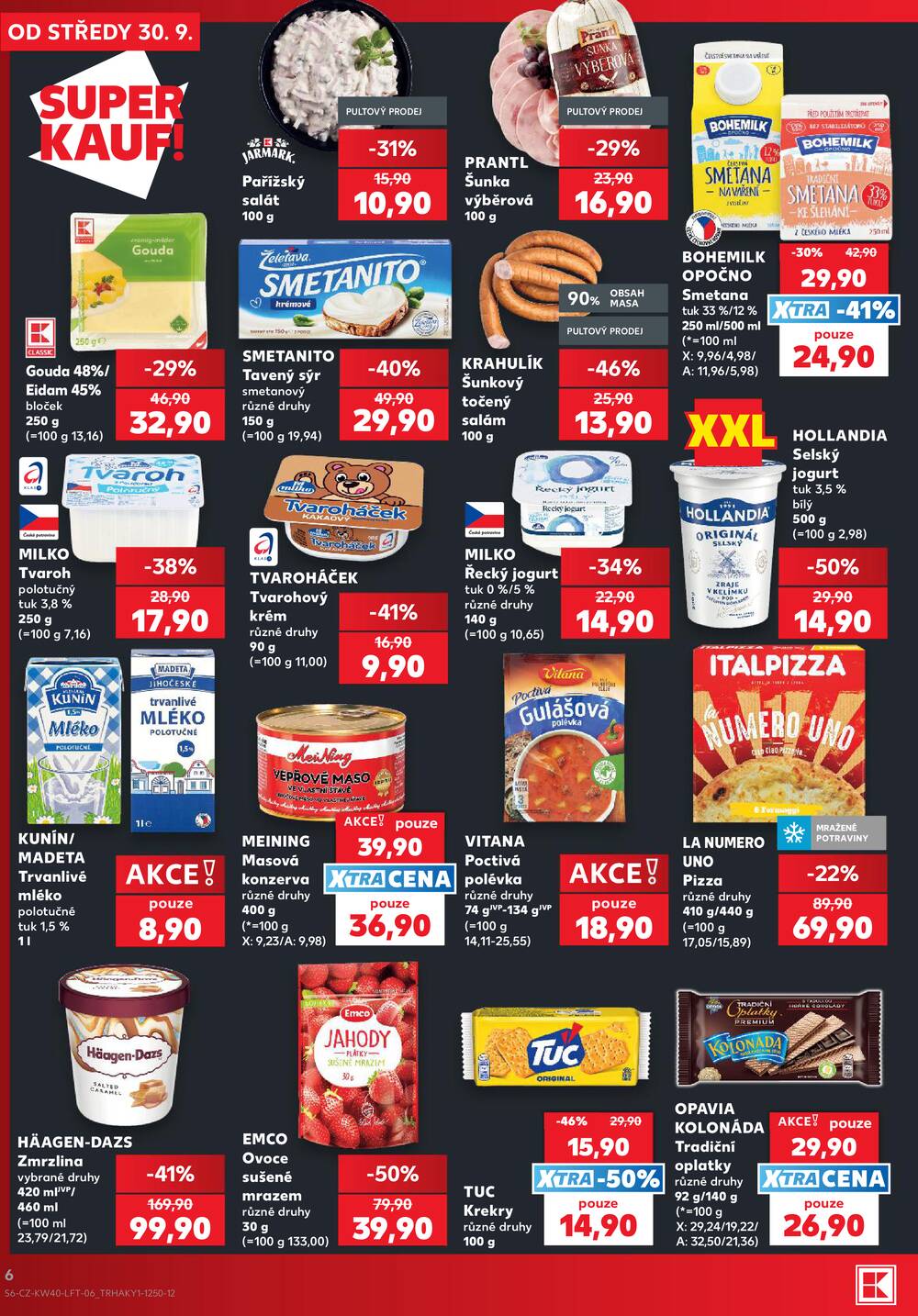 Kaufland 30.9. - 6.10. - Kaufland - Pardubice (S. K. Neumanna)
