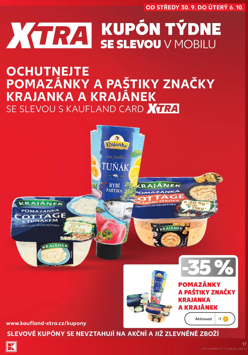 Kaufland 30.9. - 6.10. - Kaufland - Pardubice (S. K. Neumanna)