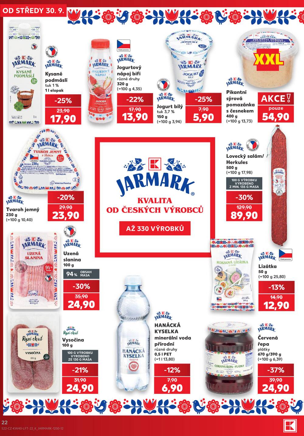 Kaufland 30.9. - 6.10. - Kaufland - Pardubice (S. K. Neumanna)