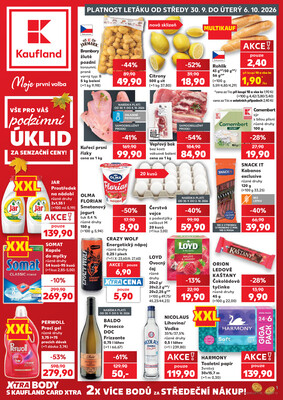 Leták Kaufland 30.9. - 6.10. - Kaufland - Vsetín