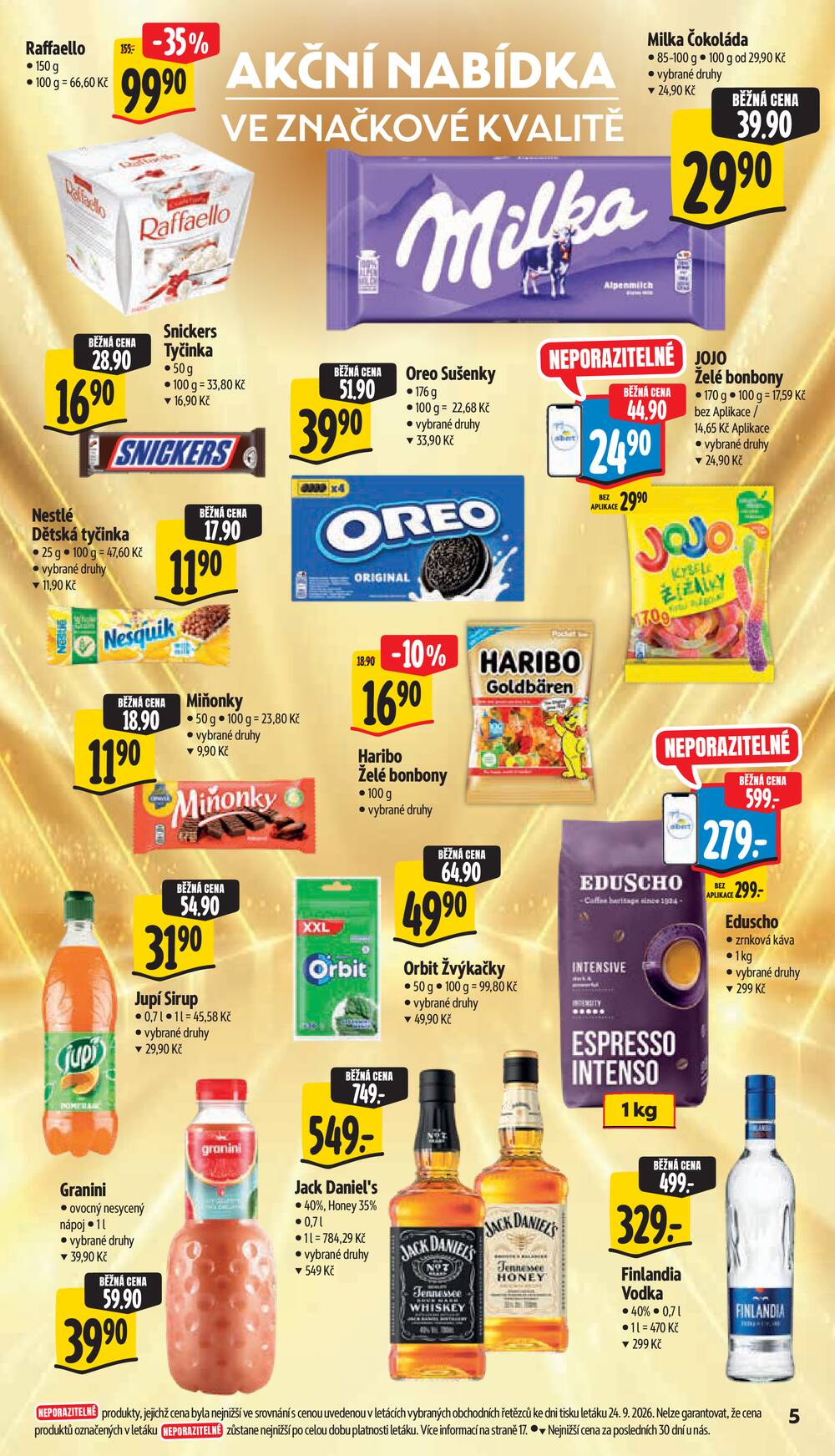 Albert Supermarket od 30.9. do 6.10.2026