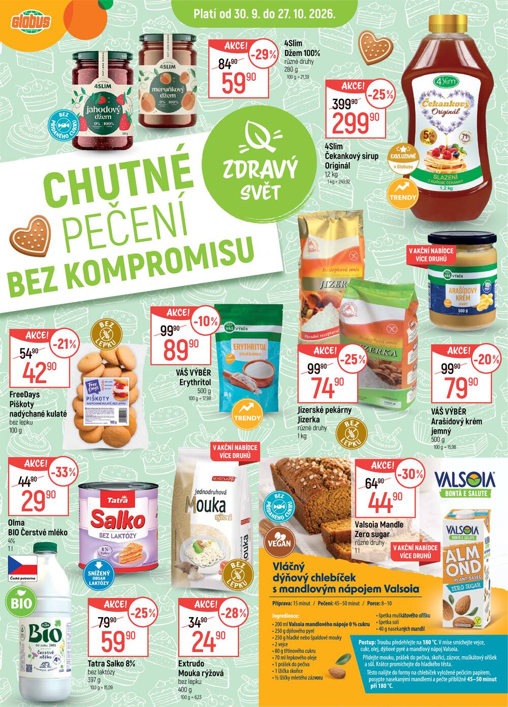 Akční leták Globus 30.9. - 6.10.2026 - Globus Pardubice