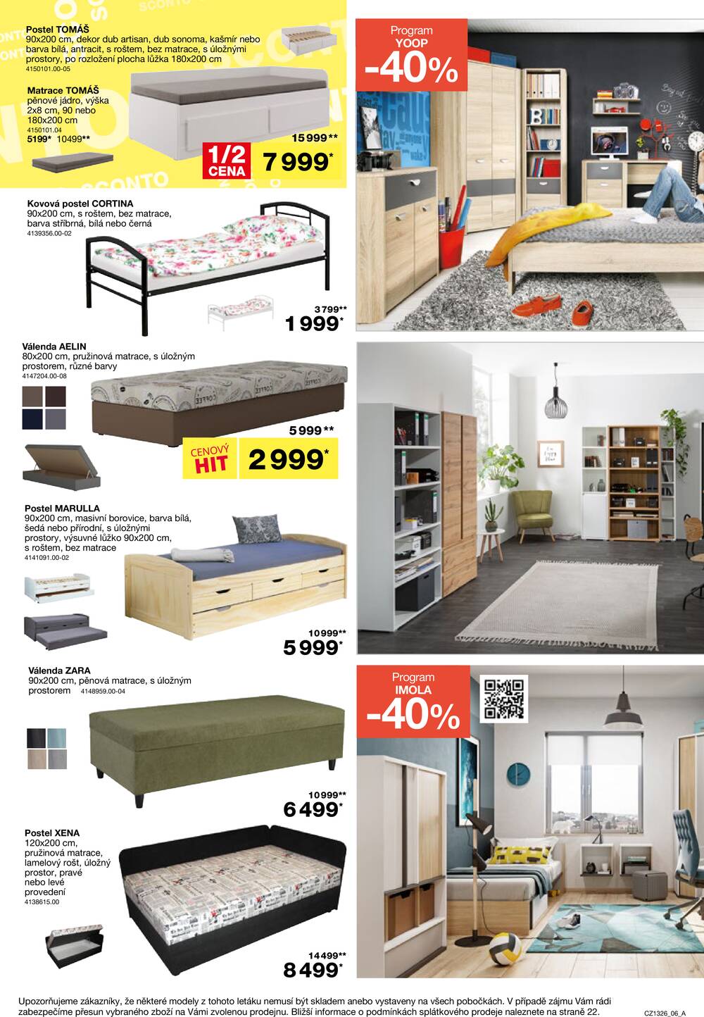 Leták SCONTO Nábytek - Sconto nábytek od 14.10. do 10.11.2026 - strana 6 Leták SCONTO Nábytek - Sconto nábytek od 14.10. do 10.11.2026 - strana 6