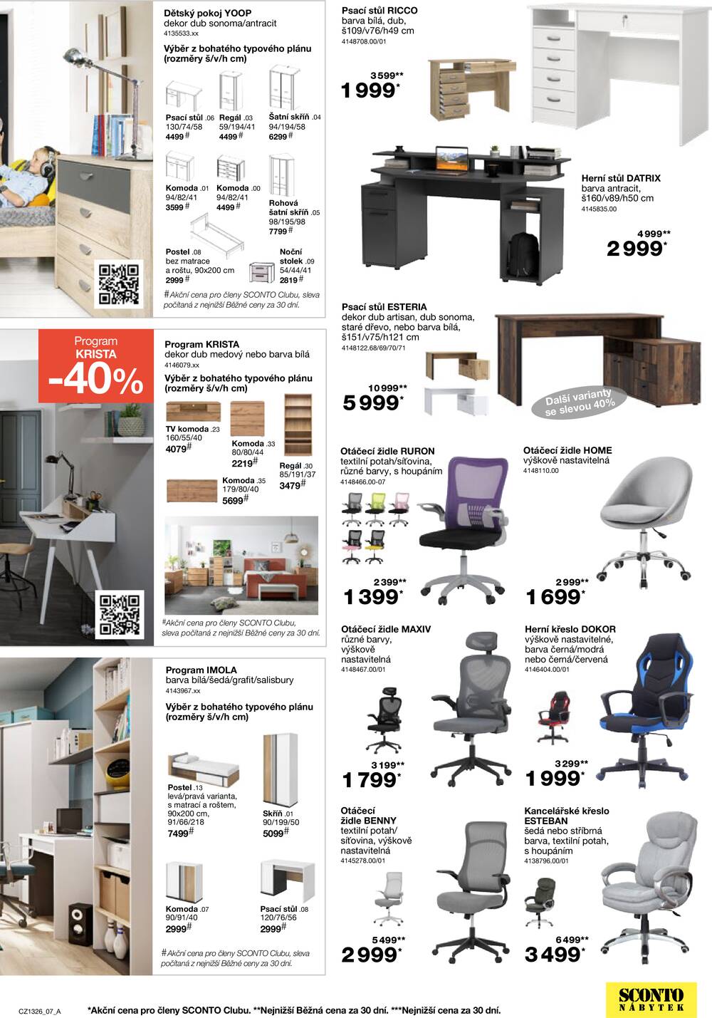 Leták SCONTO Nábytek - Sconto nábytek od 14.10. do 10.11.2026 - strana 7