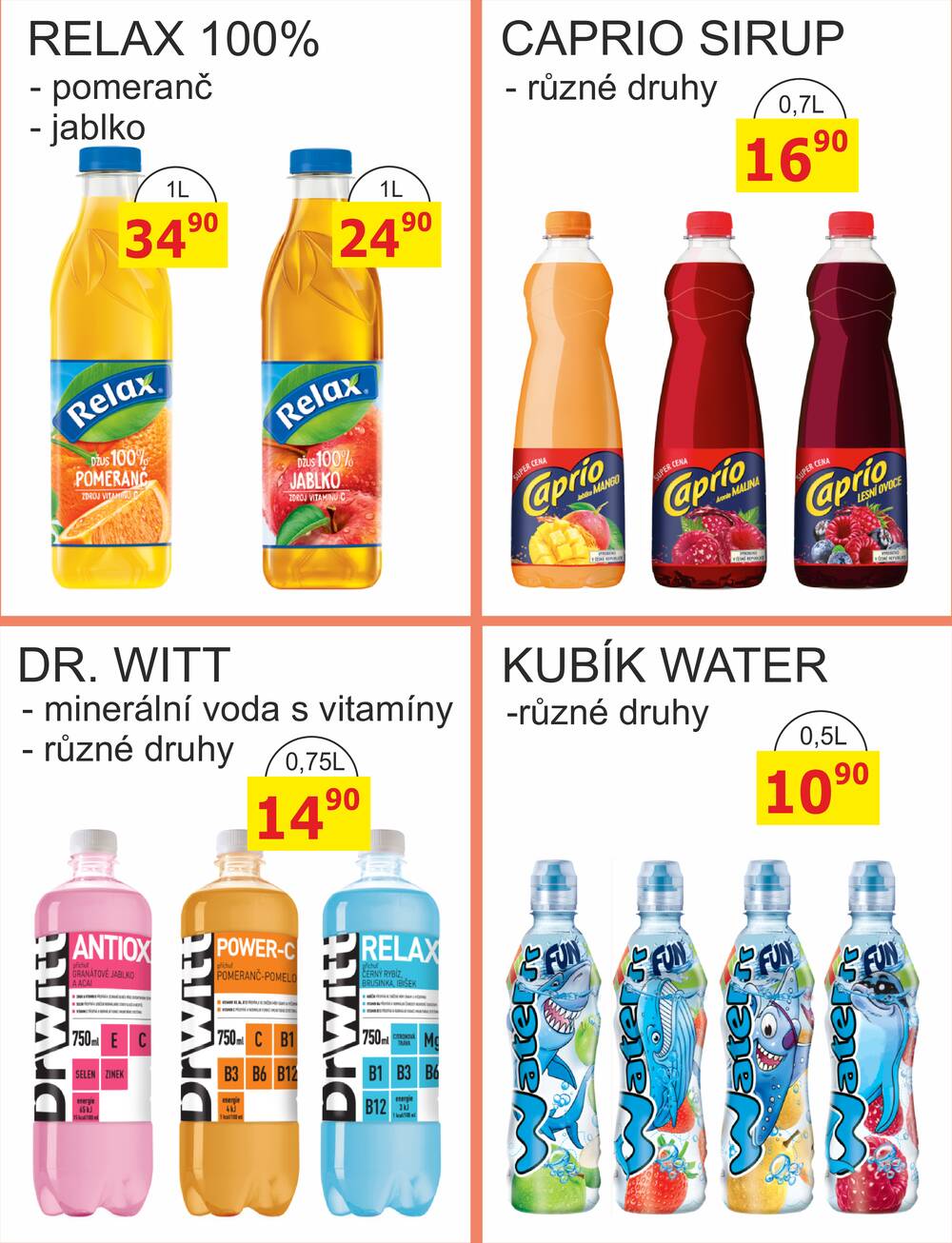 BENE Nápoje od 1.10. do 31.10.2026