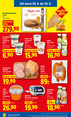 Lidl od 29.9. do 30.9.2026