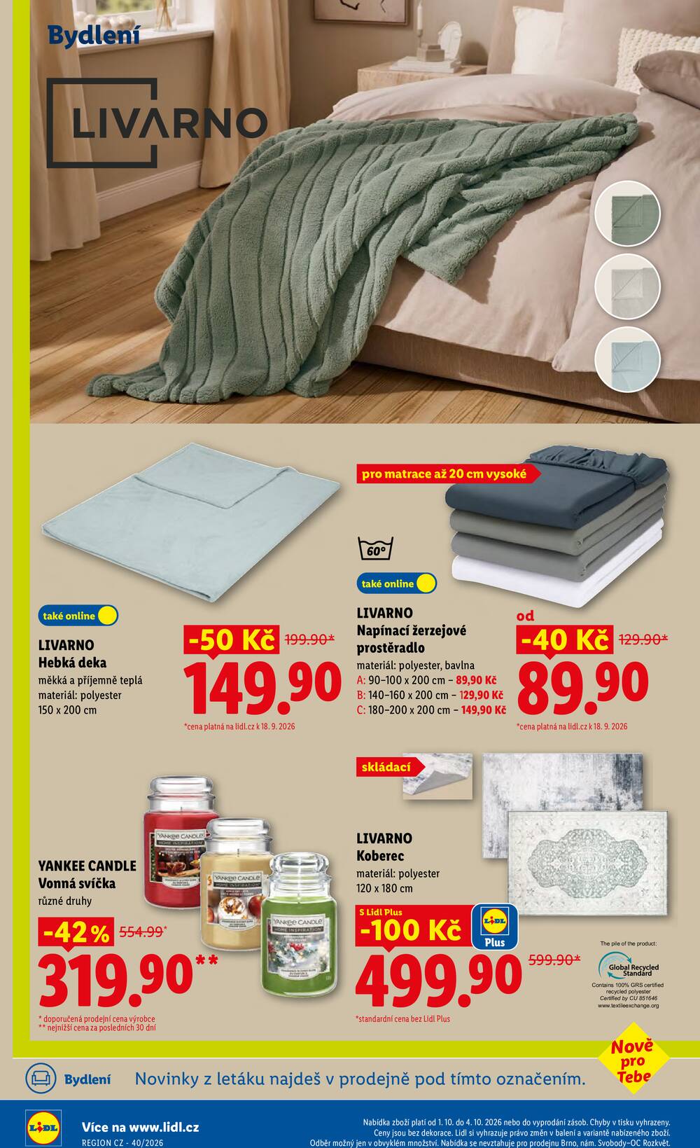 Lidl Spotřební zboží 29.9. - 4.10.