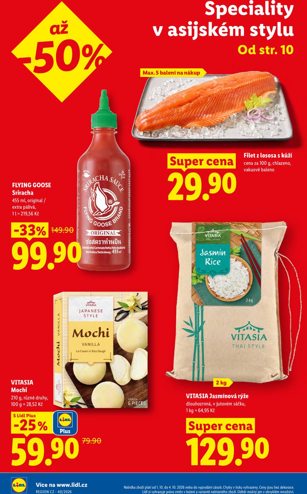 Leták Lidl - Lidl Čtvrtek od 1.10. do 4.10.2026 - strana 2 Leták Lidl - Lidl Čtvrtek od 1.10. do 4.10.2026 - strana 2