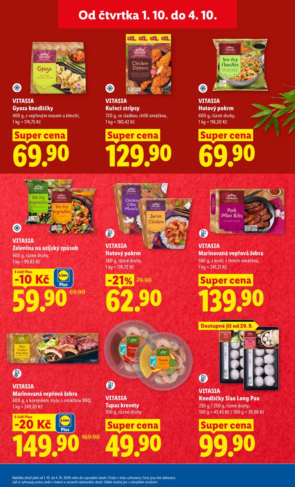 Lidl Čtvrtek od 1.10. do 4.10.2026